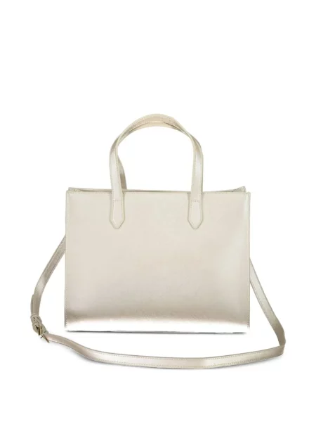 Τσάντα shopper Mario Valentino με αυτόγραφο γκρι