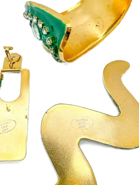 Обеци Jennifer Gibson Jewellery златисто