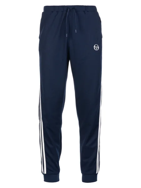 Sergio Tacchini Pantaloni New Damarindo albastru închis alb