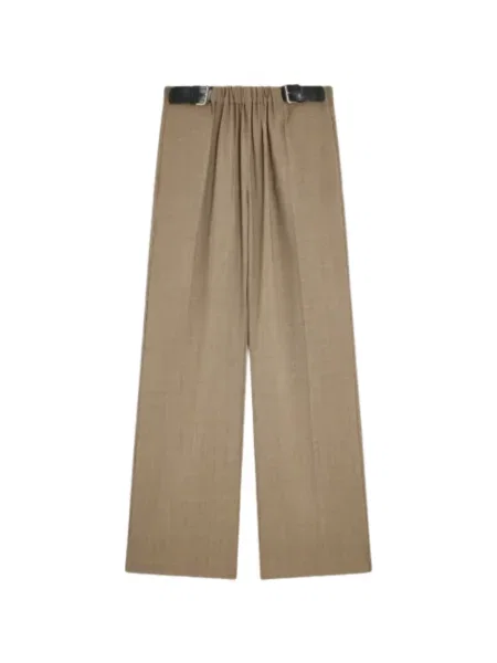 Cu centură pantaloni Semicouture în carouri