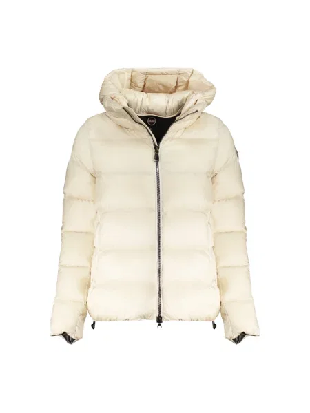 Kurtka puchowa Colmar z kapturem beżowa
