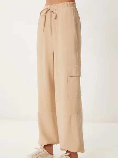 Happiness İstanbul Pantaloni cu bej