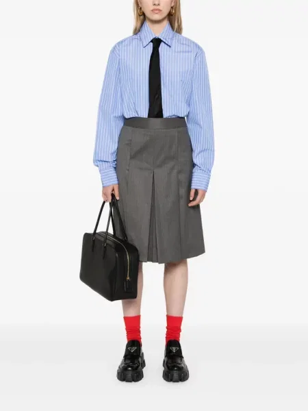 Cămașă Prada din poplin albastru
