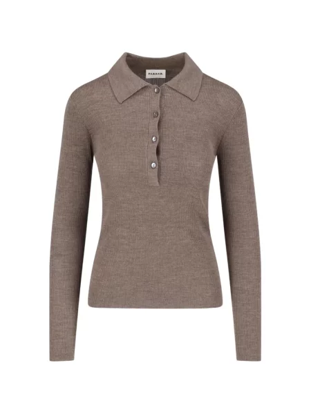 Gulerat tricou polo P.a.r.o.s.h. maro