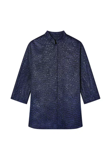 Palton Giorgio Armani cu paiete albastru