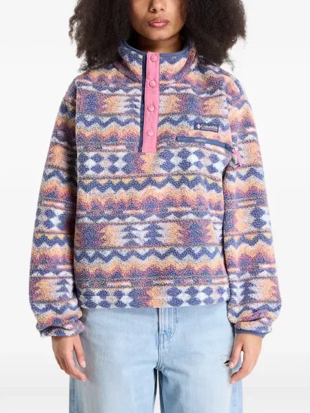 Pstryknąć polar Columbia polarowy z nadrukiem niebieski