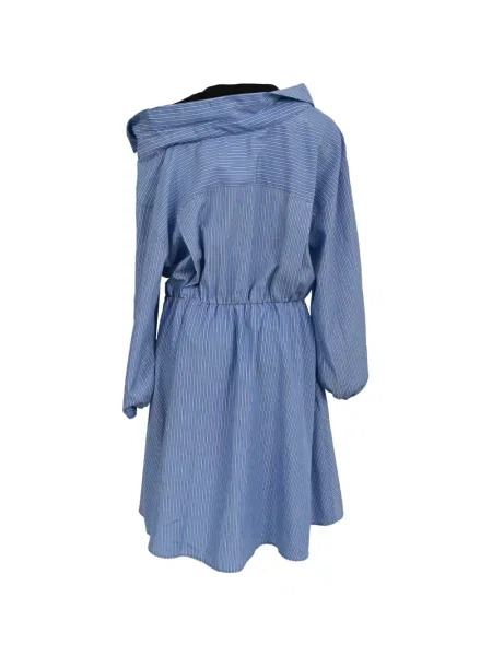 Rochie tip cămașă Maje albastru