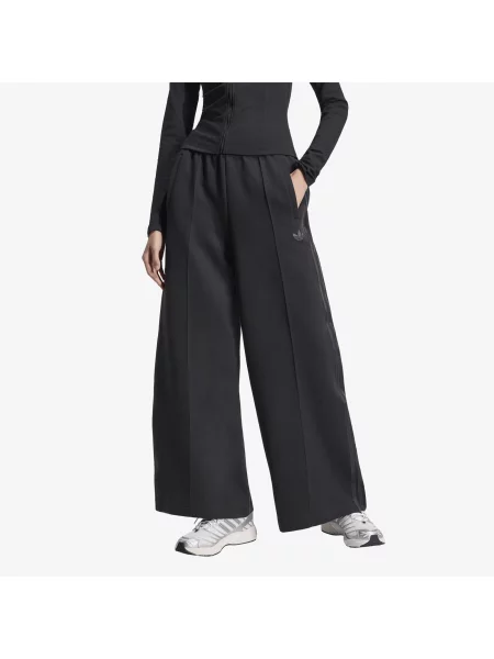 Pantaloni de trening adidas Spacer Trackpants Black/ Black Reflective/ Night Grey L negru