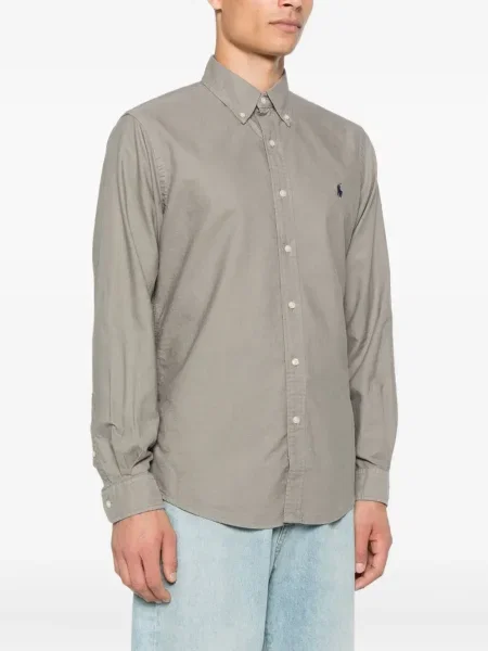 Cămașă Polo Ralph Lauren lungă albastru