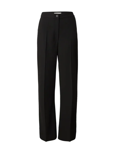 RÆRE by Lorena Rae Pantaloni cu dungă Romina' negru