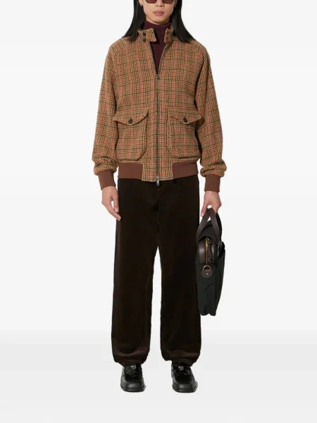 Pantaloni Norse Projects de catifea cord maro