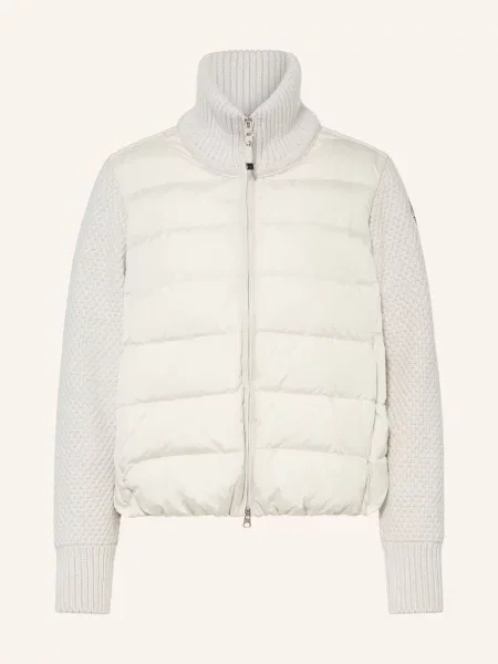 Parajumpers Péřová Bunda Mooonie Z Kombinace Materiálů krémová