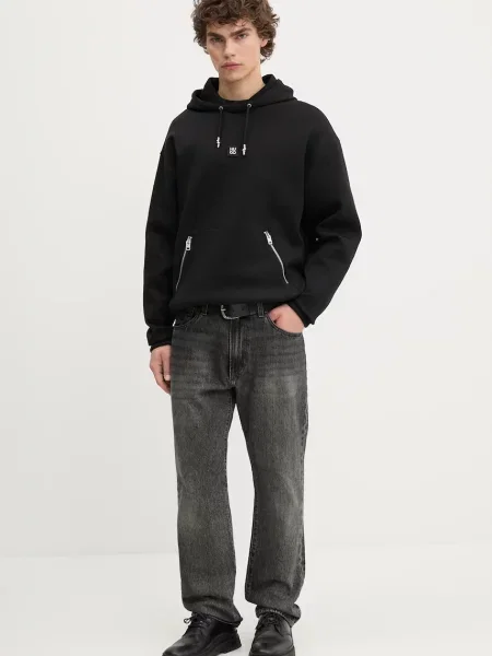 Bluza z kapturem Hugo czarna