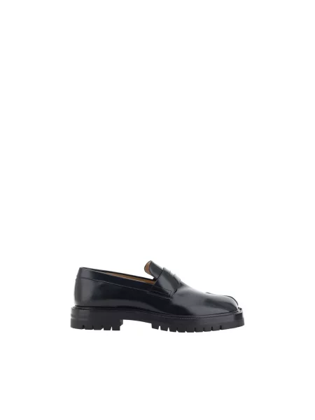 Półbuty Maison Margiela skórzane czarne