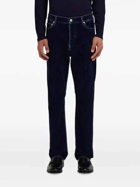Pantaloni Ferragamo cu 5 buzunare albastru