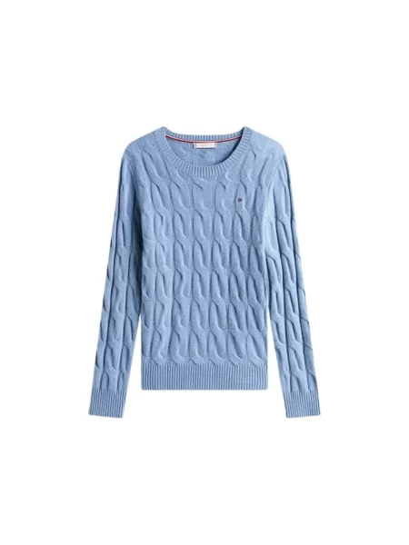 Sweter Tommy Hilfiger niebieski