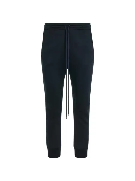 Pantaloni Chloé alergare cu cordon albastru