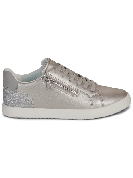 Pantofi Geox argintiu