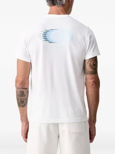 Tricou sport Lacoste alb