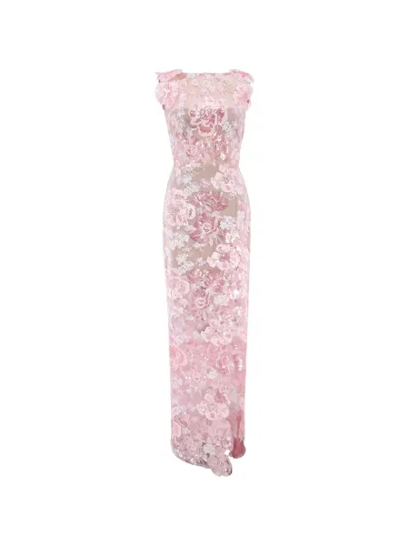 Rochie maxi Bronx & Banco cu paiete roz