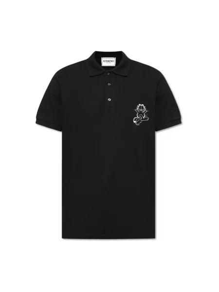 Koszulka polo Iceberg czarna