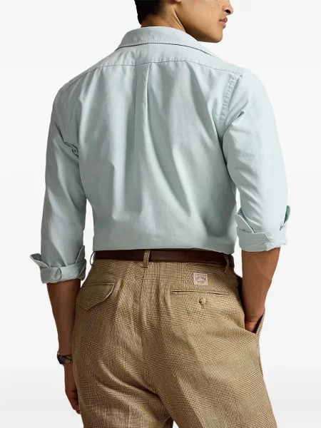 Kostkovaná dlouhá kšiltovka Polo Ralph Lauren bez rukávů modrá