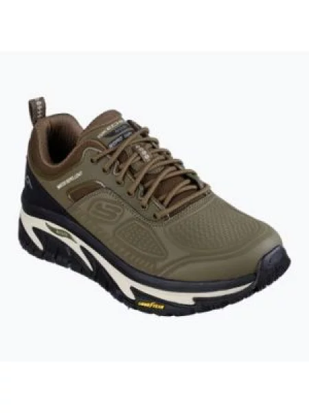 Кросівки SKECHERS Arch Fit Road Walker Recon оливково-чорні чорні