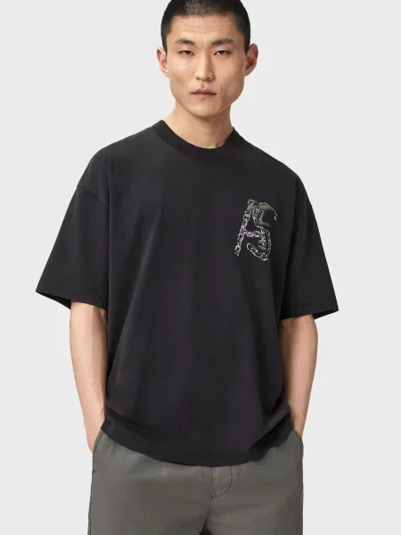Футболка Allsaints чорна