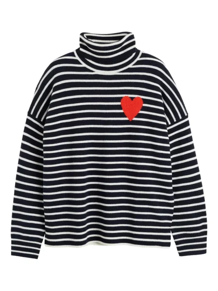 Sweter Chinti & Parker w paski czarny