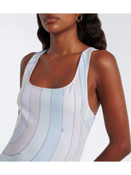Rochie Pucci din jerseu albastru