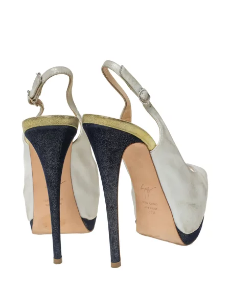 Sandale Giuseppe Zanotti cu platformă gri