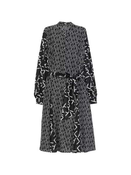 Rochie midi Karl Lagerfeld cu imagine negru