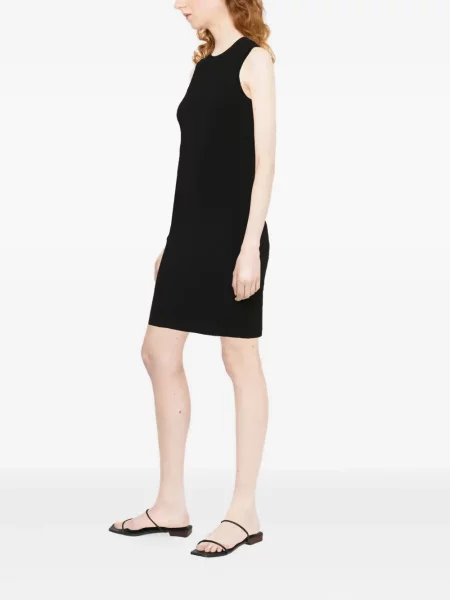 Rochie mini Victoria Beckham fără mâneci de costum negru