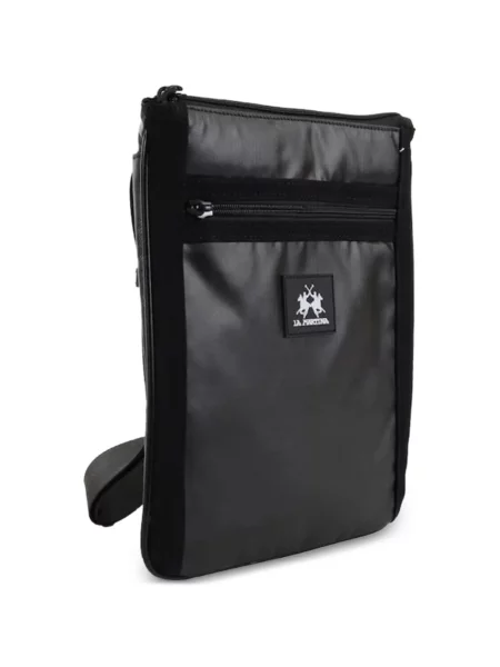 Crossbody taška La Martina s autogramem černá