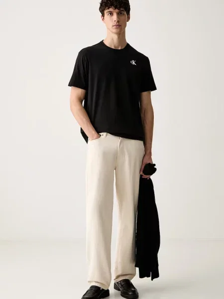 Calvin Klein Jeans tričko pánske čierna