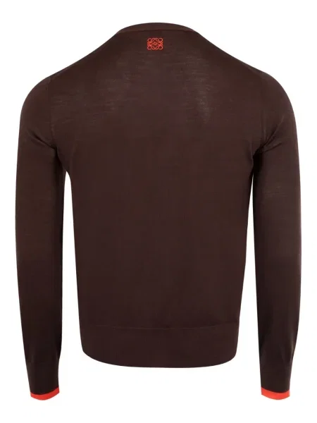 Cardigan Loewe cu decolteu în V maro