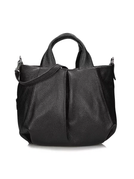Кожаная сумка Toscanio черная