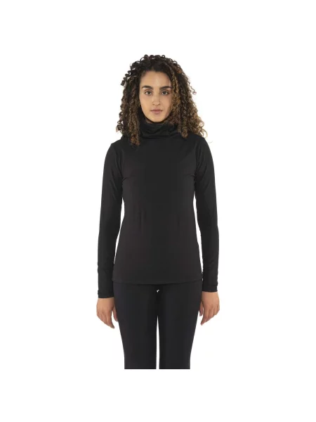 Tricou Leone 1947 cu guler înalt negru
