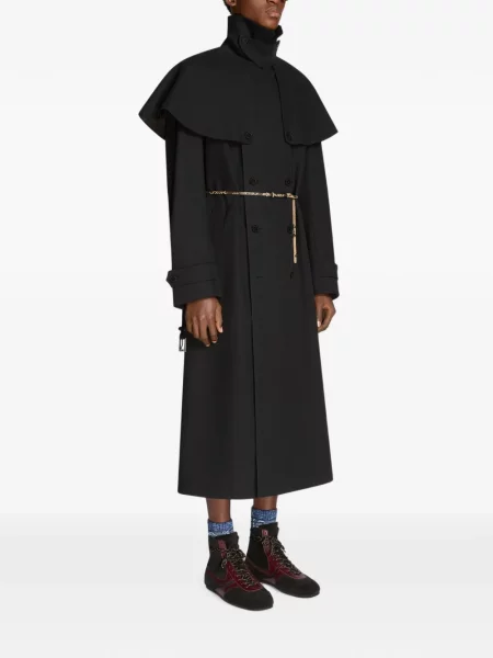 Trenci Dries Van Noten negru
