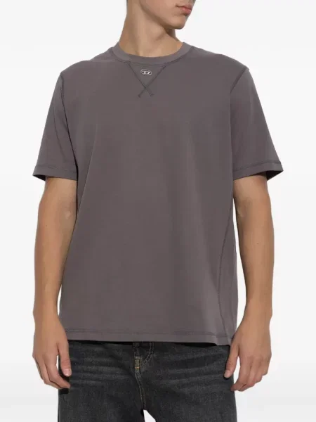 Tricou Diesel cu autograf gri