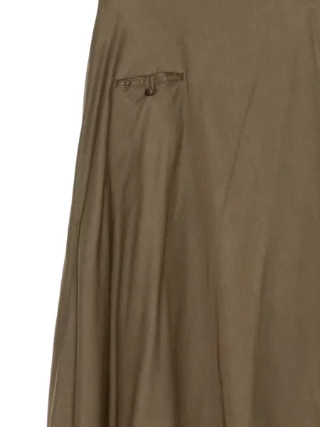 Fustă Yohji Yamamoto asimetrică verde