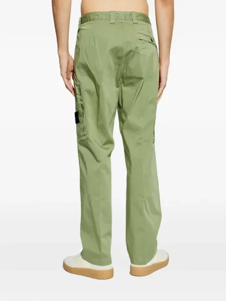Pantaloni cargo Stone Island cu strasuri verde