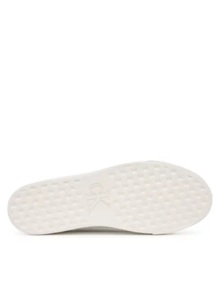 Calvin Klein Superge Vulc Flatf Laceup Jaq Aop črna