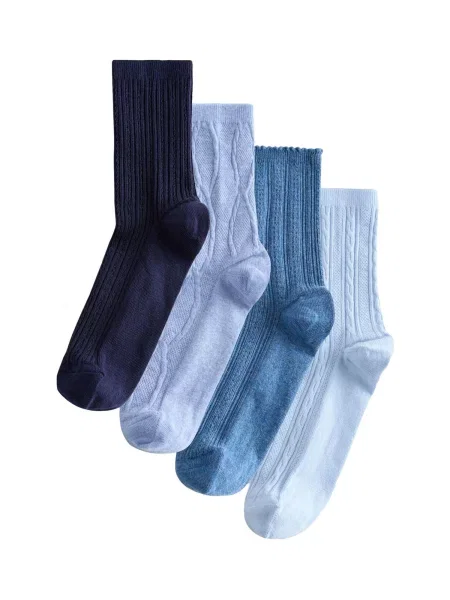 Next Șosete / marin / azuriu albastru