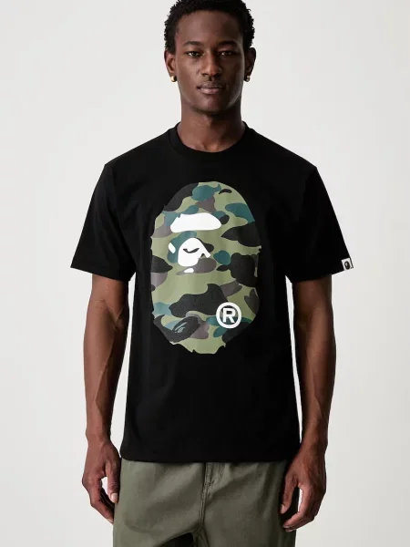A Bathing Ape Camo Big Ape Head tricou din pentru bărbați