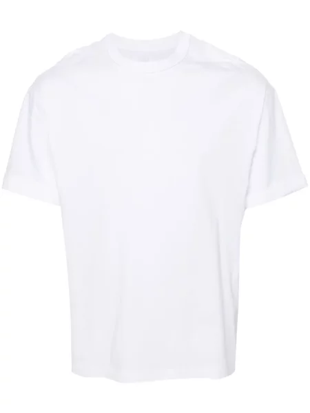 Tricou Neil Barrett cu decolteu rotund alb