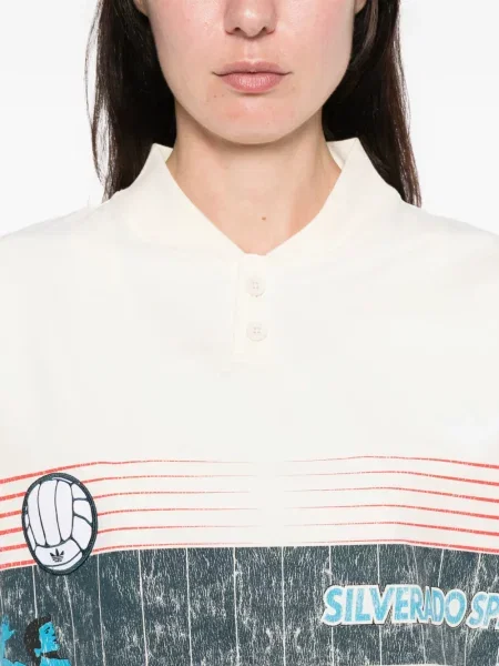 Пуловер Adidas бяло