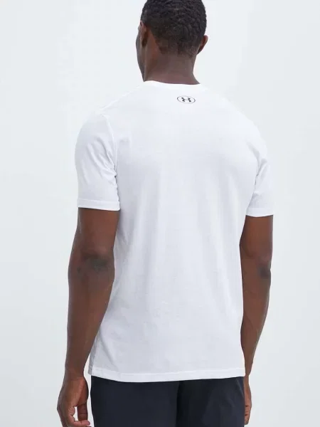 T-shirt Under Armour Sportstyle Logo Update Ss White S biała