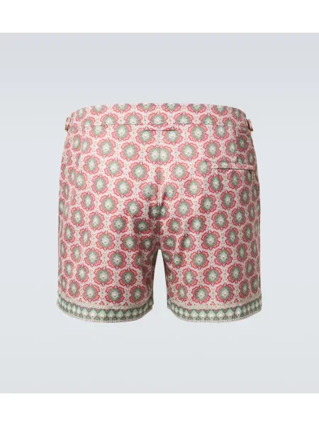 Slip de baie Orlebar Brown cu imagine maro