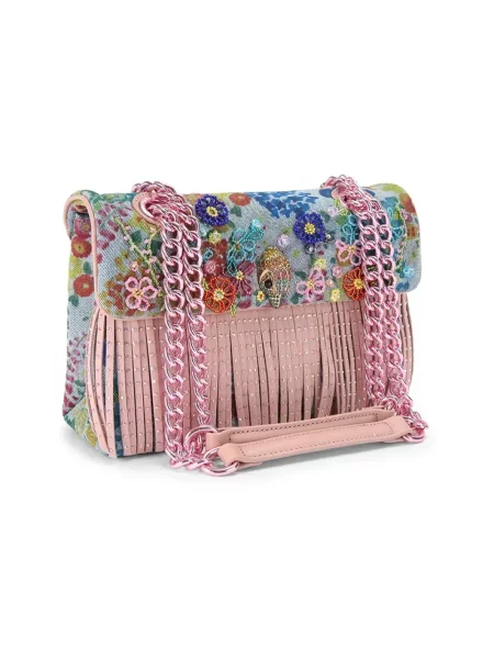 Kurt Geiger London torebka crossbody KENSINGTON niebieska
